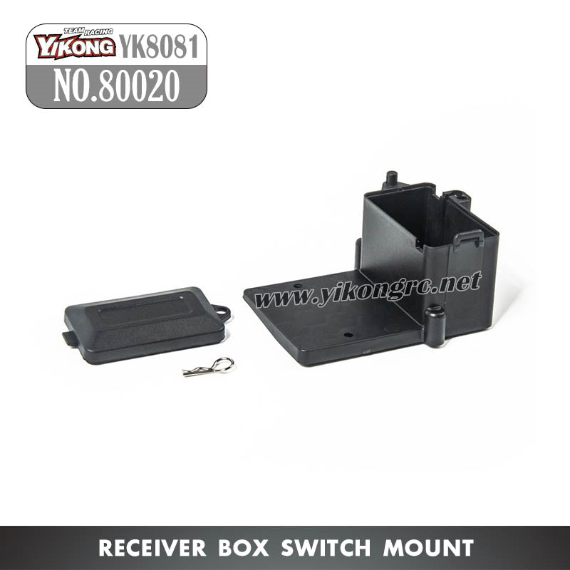 YIKONG YK8081 DF8 RC Truck Parts Receiver Box Switch Mount 80020