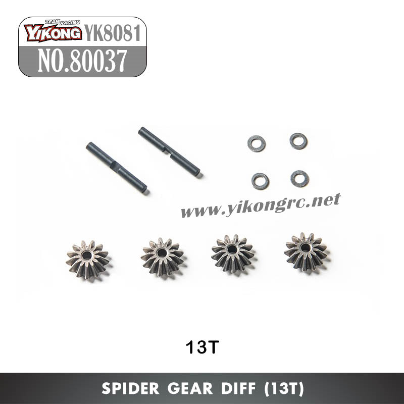 Where can I buy the 13T Spider Gear Diff for the YIKONG YK8081 RC Car?