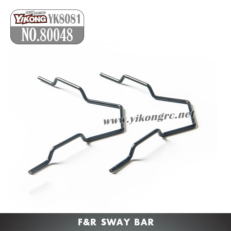 YIKONG YK8081 DF8 RC Car Parts F&R Sway Bar 80048