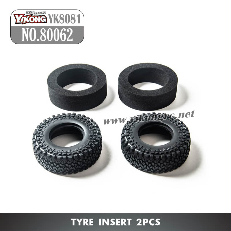 YIKONG YK8081 RC Truck Parts Tyre & Insert 80062
