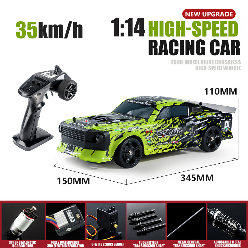 HAIBOXING HBX 2103 1/14 4WD High Speed Drift RC Car green