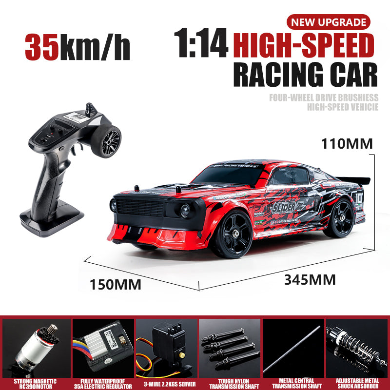 HAIBOXING HBX 2103 1/14 4WD High Speed Drift RC Car red