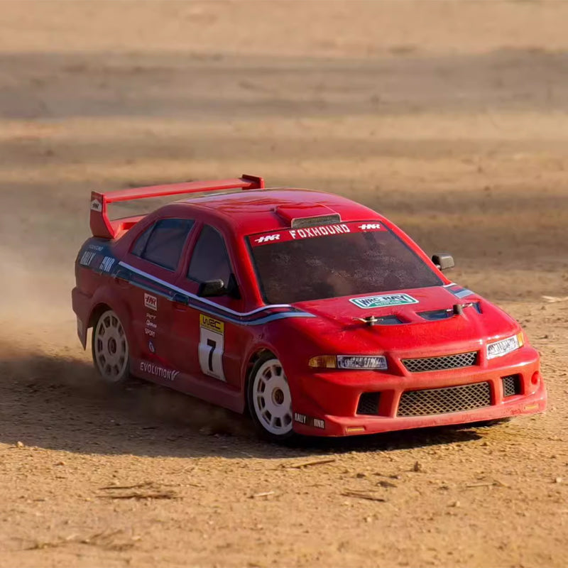 Hong Nor H9804 1/10 4WD Drift Rally RC Car Off-road RC Vehicle red right
