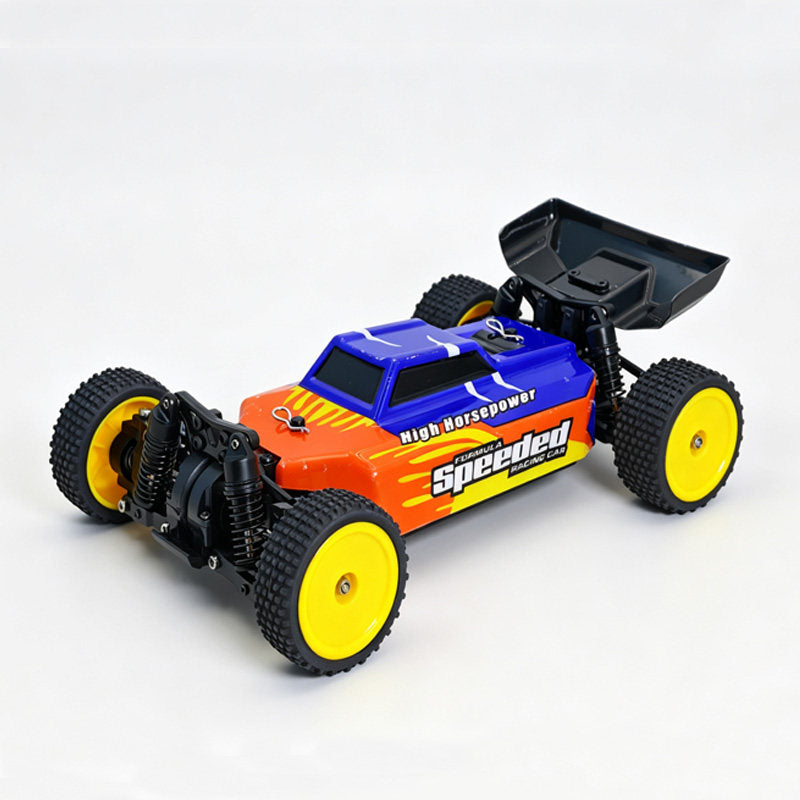 JIABAILE 2401 1/24 4WD High-Speed Off-Road Racing RC Car for Boys BLUE AND ORANGE
