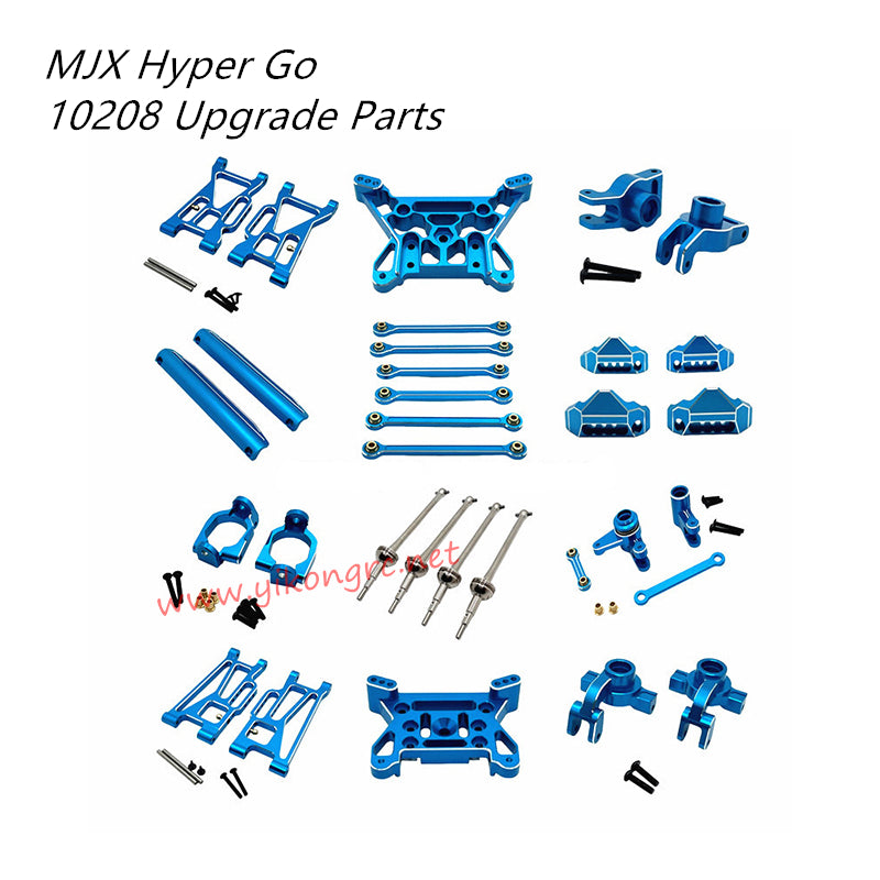 MJX Hyper Go 10208V1/V2 Upgrade Parts Kit blue