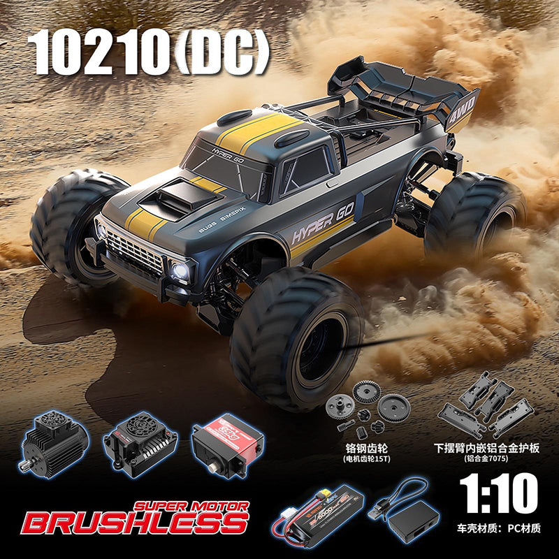 MJX Hyper Go 10210DC 1/10 RC Car YELLOW