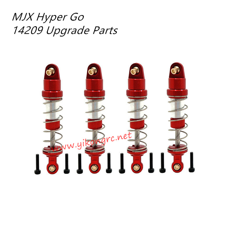 MJX Hyper Go 14209 Upgrade Parts Oil Pressure Shock Absorber red