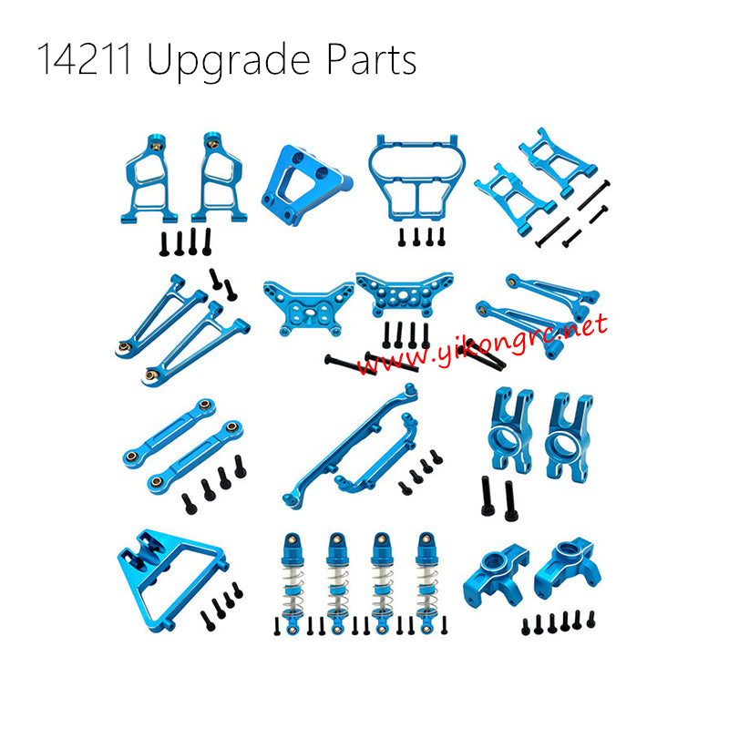 MJX Hyper Go 14211 Upgrade Parts Metal Upgrade Modification Kit blue