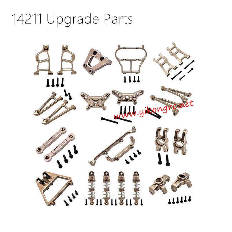 MJX Hyper Go 14211 Upgrade Parts Metal Upgrade Modification Kit gold