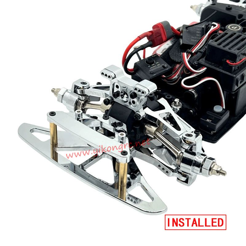 MJX Hyper Go 14301 RC Car Upgrade Parts Chrome Mirror Finishing Parts front