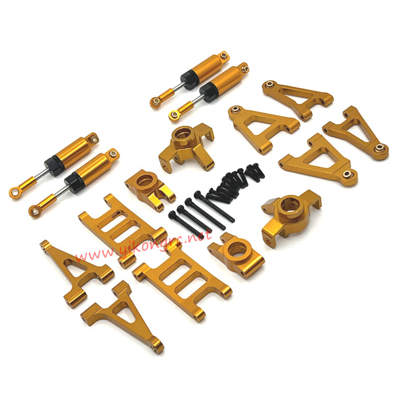MJX Hyper Go 14301 Upgrade Parts Metal Parts list and Shock gold