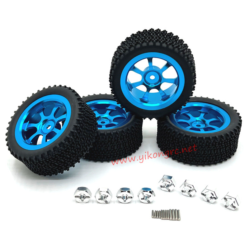 MJX Hyper Go 14301 Upgrade Parts Metal hub wheels blue