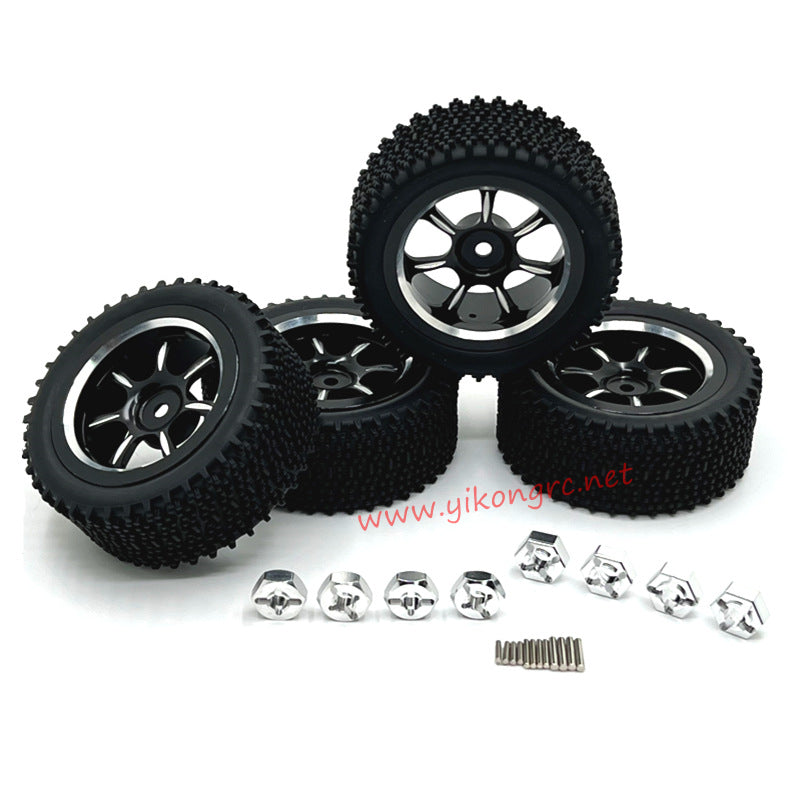 MJX Hyper Go 14301 Upgrade Parts Metal hub wheels titanium