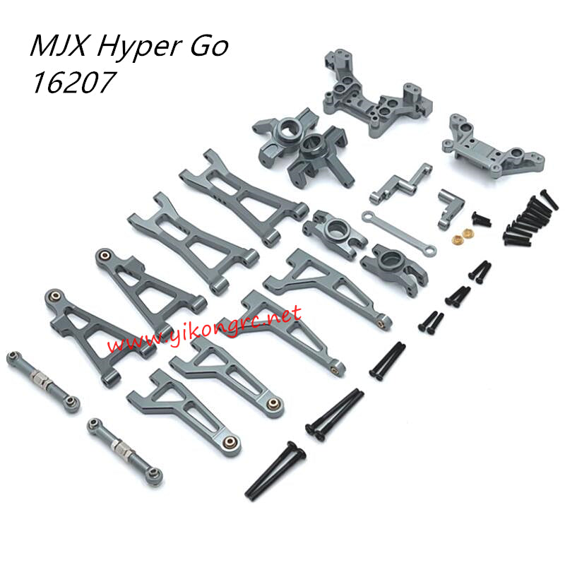 MJX Hyper Go 16207 Upgrades Metal Modification Kit titanium