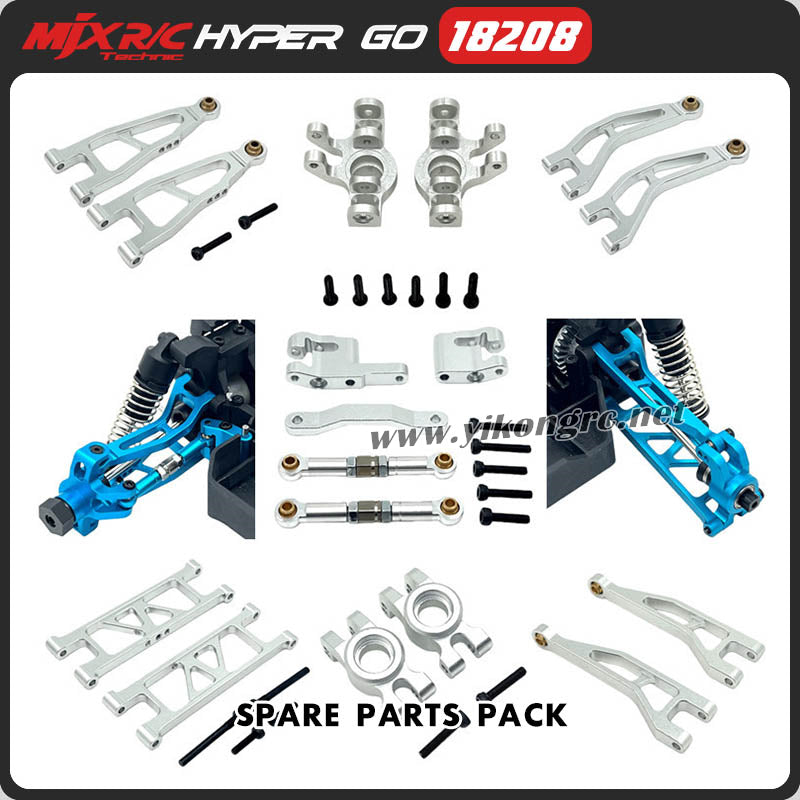 MJX Hyper Go 18208 RC Car Upgrade Spare Parts Pack silver