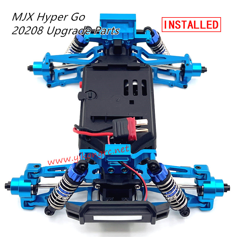 MJX Hyper Go 20208 RC Car Upgrade Parts Metal Front and Rear Shock Absorber Brackets top