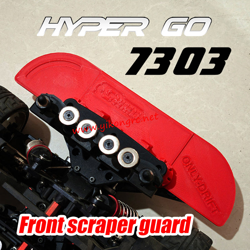 MJX Hyper Go 7303 Upgrade Parts Front scraper guard red