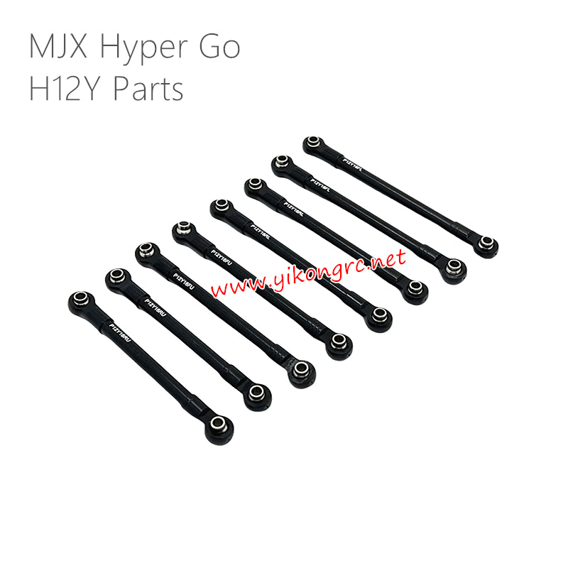 MJX Hyper Go H12Y Parts Chassis Mounted Tie Rods Black