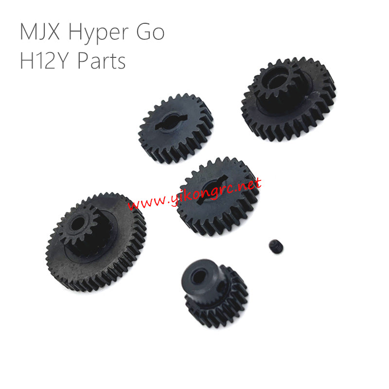 MJX Hyper Go H12Y RC Car Upgrade Parts Transmission Gear Motor Gear black