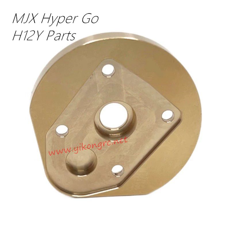 MJX Hyper Go H12Y RC Car Upgrades Front and Rear Axle Counterweights, Gear Cover front
