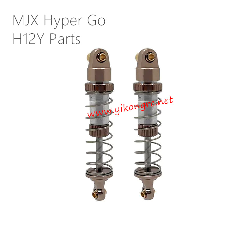 MJX Hyper Go H12Y Upgrade Parts Adjustable hard and soft hydraulic shock absorbers gold silver