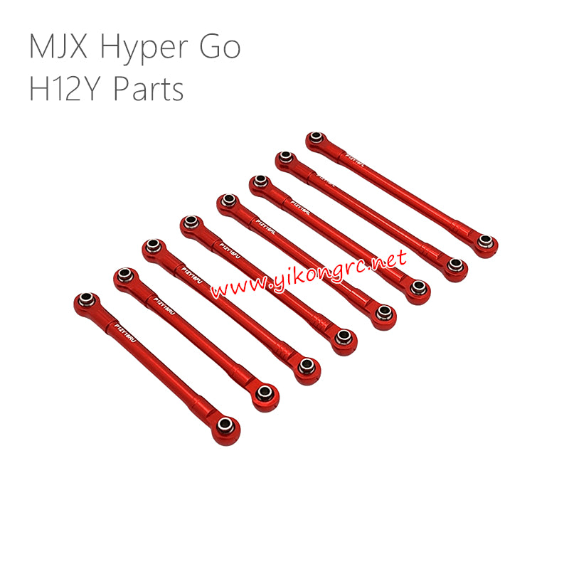 MJX Hyper Go H12Y Upgrade Parts Chassis Mounted Tie Rods RED