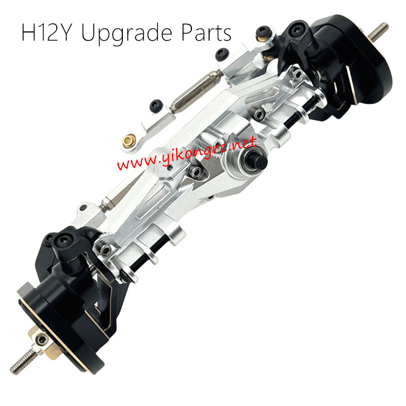 MJX Hyper Go H12Y Upgrade Parts Front Axle Assembly silver