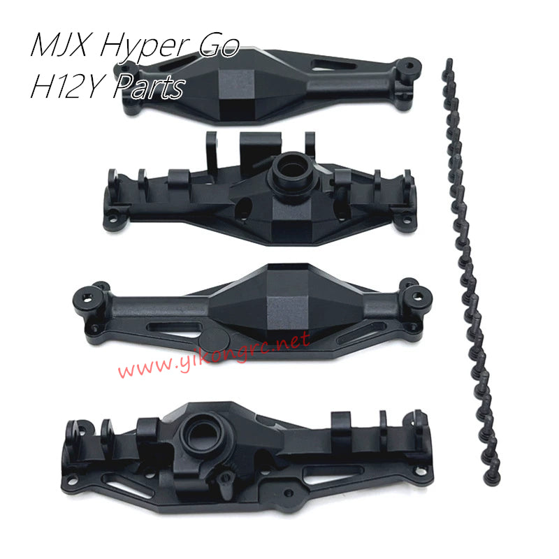 MJX Hyper Go H12Y Upgrade Parts Front Axle Housing and Rear Axle Housing black