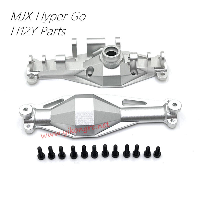 MJX Hyper Go H12Y Upgrade Parts Rear Axle Housing silver