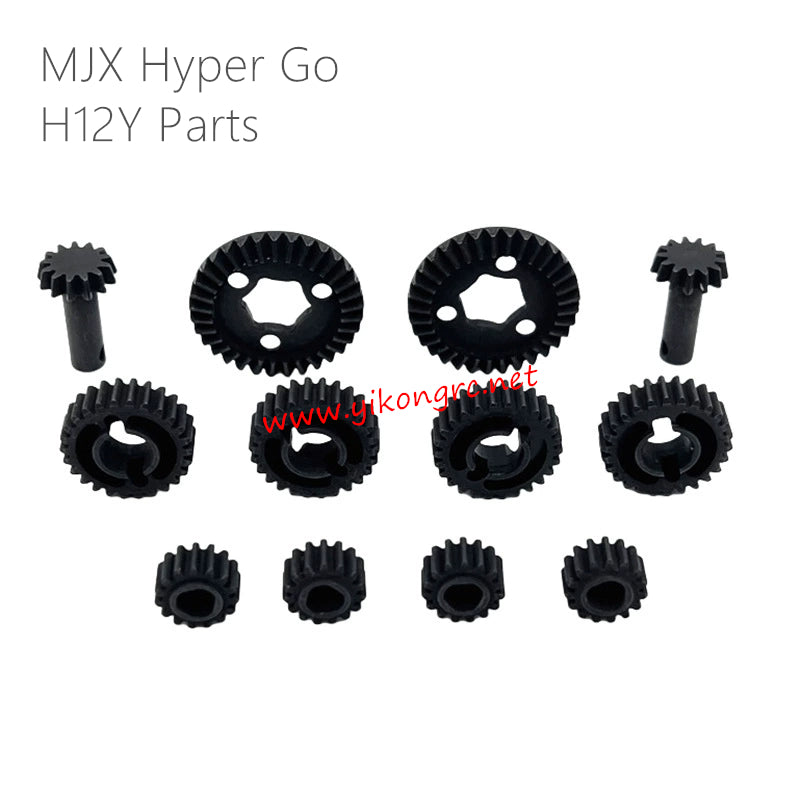 MJX Hyper Go H12Y Upgrades A-Front and rear axle gear set 2