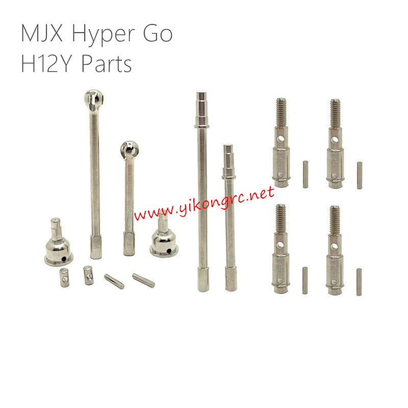 MJX Hyper Go H12Y Upgrades Front Axle Shaft, Rear Axle Shaft, Wheel Shaft