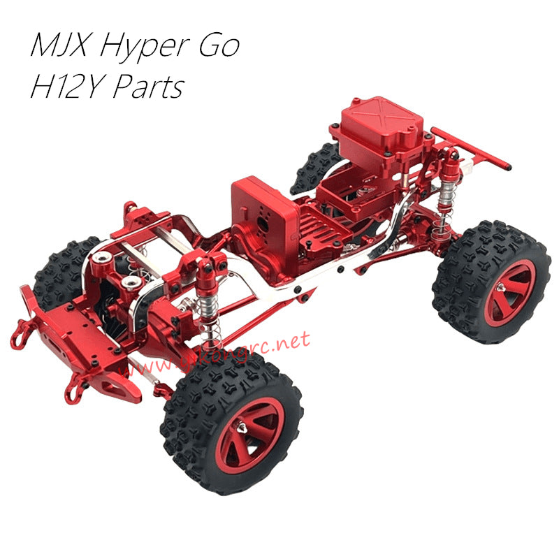 MJX Hyper Go H12Y Upgrades Precision Full Metal Frame red