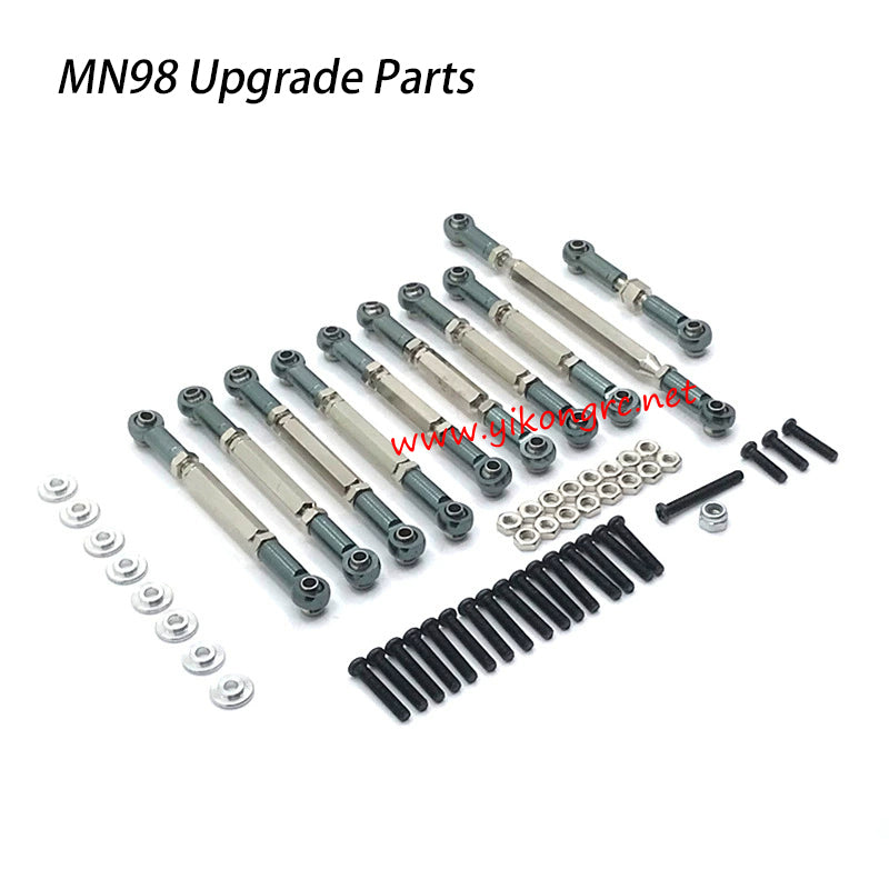 MN-RC MN98 RC Truck Upgrades Adjustable Rod titanium
