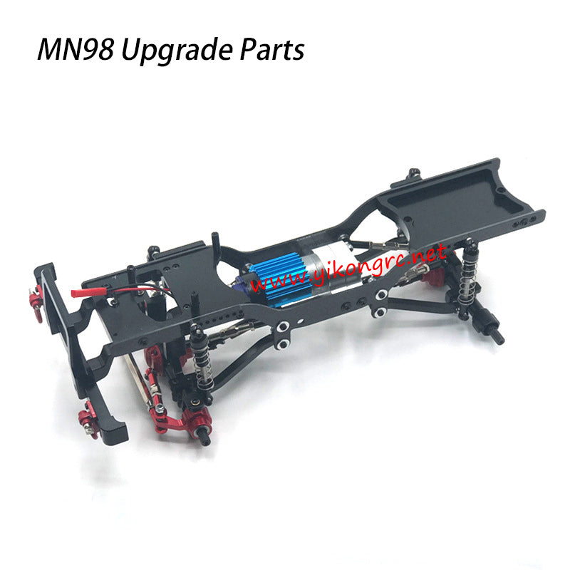 MN-RC MN98 RC Truck Upgrades Model Chassis black