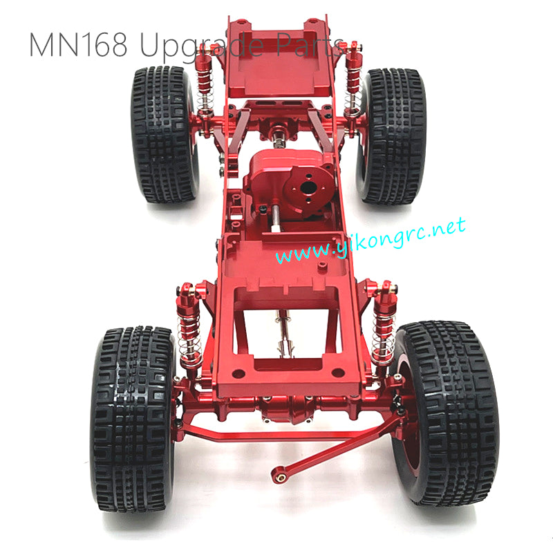 MN Model MN168 Upgrade Parts Front and Rear Door Axles Frame Chassis Installation diagram