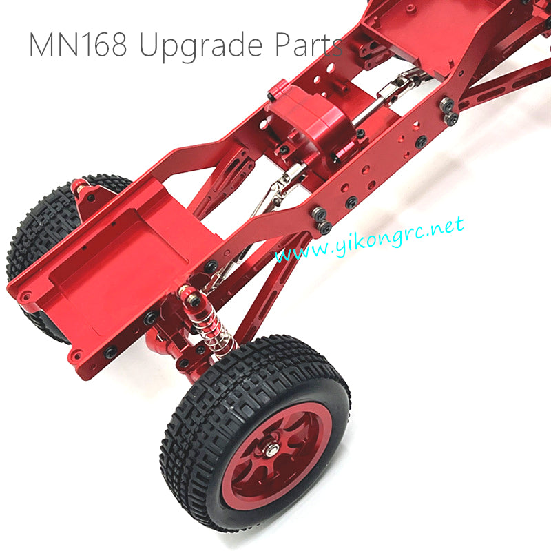 MN Model MN168 Upgrade Parts Front and Rear Door Axles Frame Chassis Installation diagram back