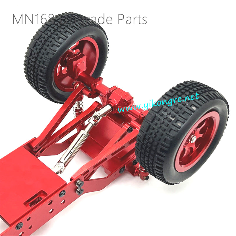 MN Model MN168 Upgrade Parts Front and Rear Door Axles Frame Chassis bottom