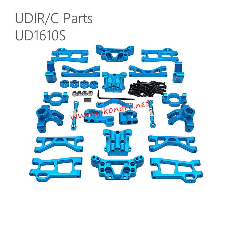 UDIRC UD1610S RC Car Upgrade Parts Swing Arm Front & Rear Cup Set blue