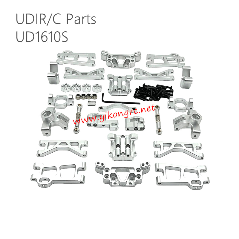 UDIRC UD1610S RC Car Upgrade Parts Swing Arm Front & Rear Cup Set silver