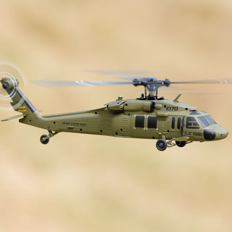 WLTOYS K170 UH-60L Blackhawk Brushless Motor RC Helicopter RTF 4ch