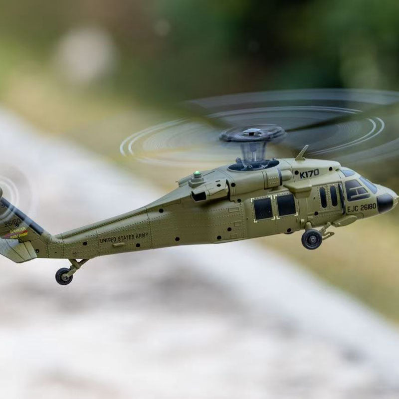 WLTOYS K170 UH-60L Blackhawk Brushless Motor RC Helicopter RTF right