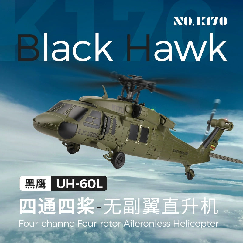 WLTOYS K170 UH-60L Blackhawk RC Helicopter RTF