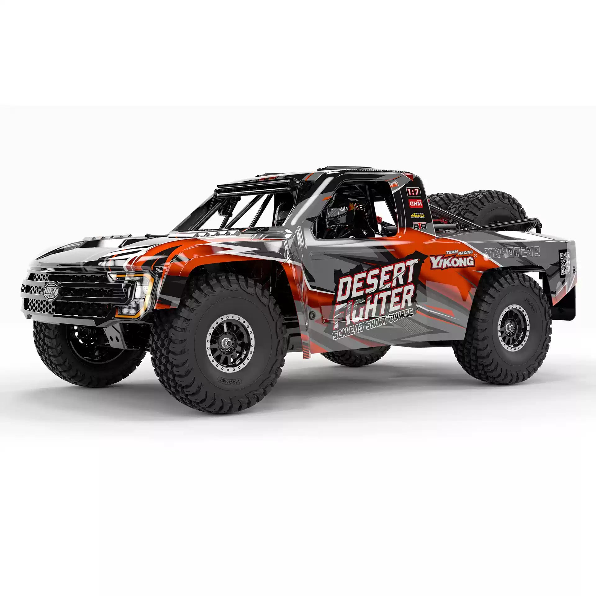 YIKONG YK4072 DF7 V3 1/7 Short-course RC Truck red
