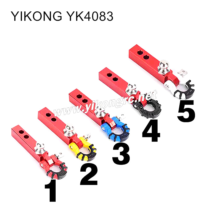 YIKONG YK4083/V3 Upgrade Parts Trailer Hook red