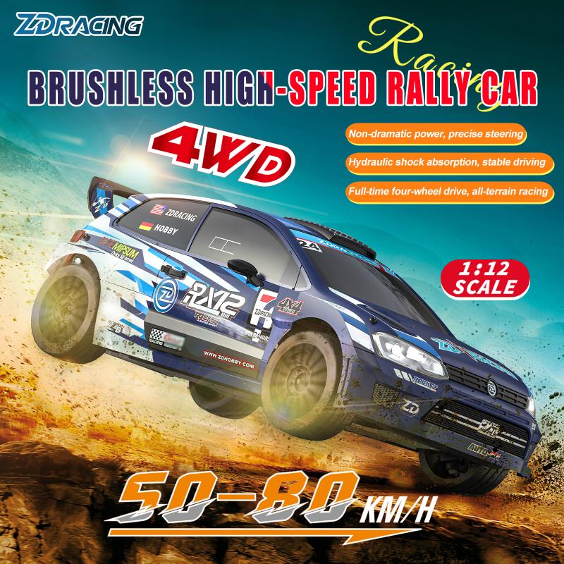ZD RACING RX12 1/12 4WD Brushless Rally RC Car