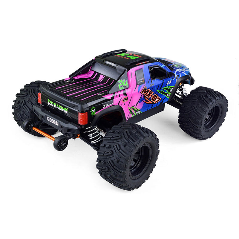 ZD Racing MX-07 1/7 2.4Ghz Off-road 4WD RC Truck color back
