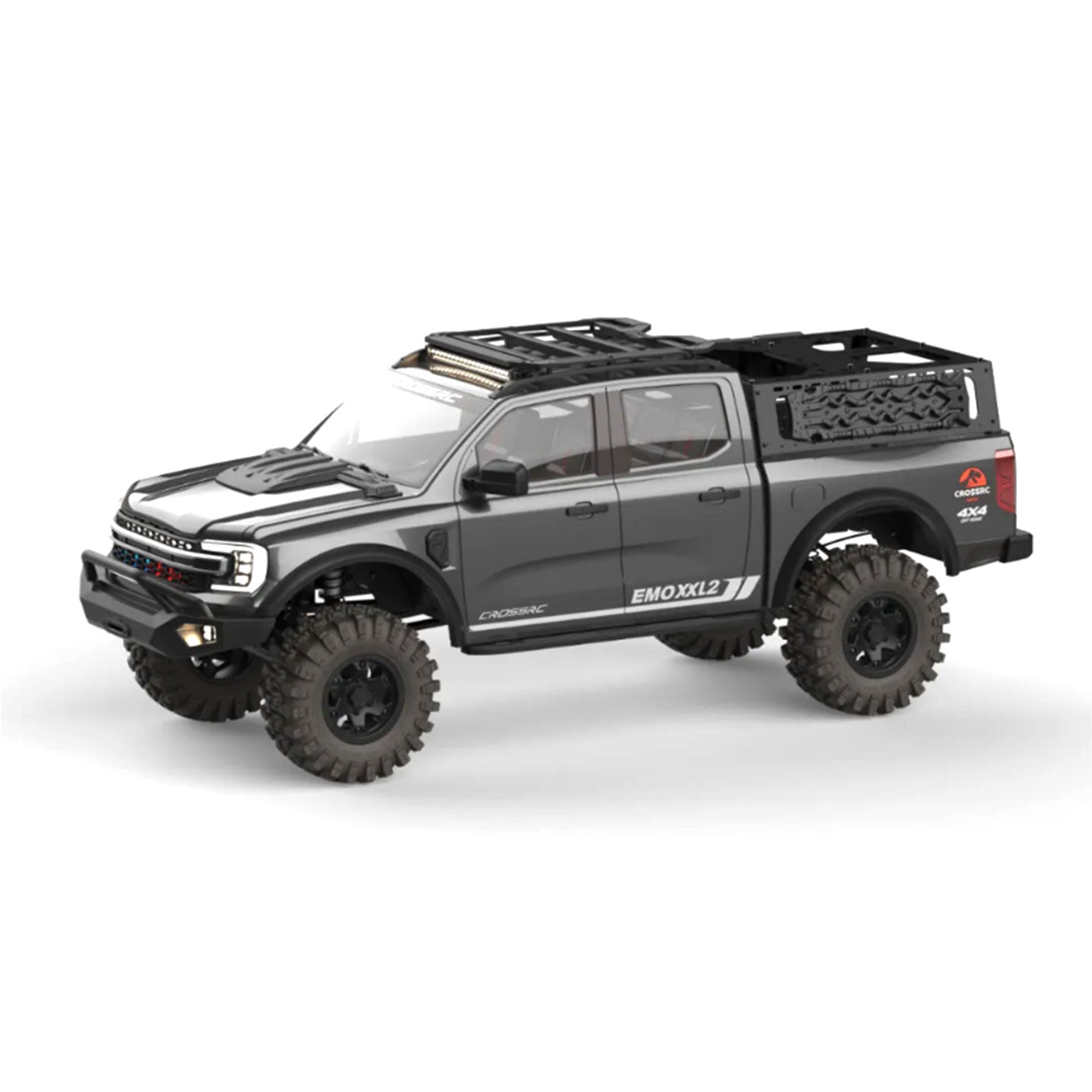 CROSRC EMO X ブラック オフロードトラック　クローリング Crossrc EMO XX2/XXL2 1/5 Off-road Pickup RC Truck – yikongrc
