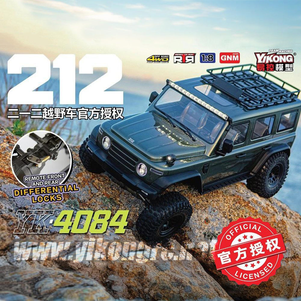 【動作品・現状品】YIKONG YK-4083 オフロード車 YIKONG YK4084 1/8 2.4Ghz 4WD RC Crawler – yikongrc