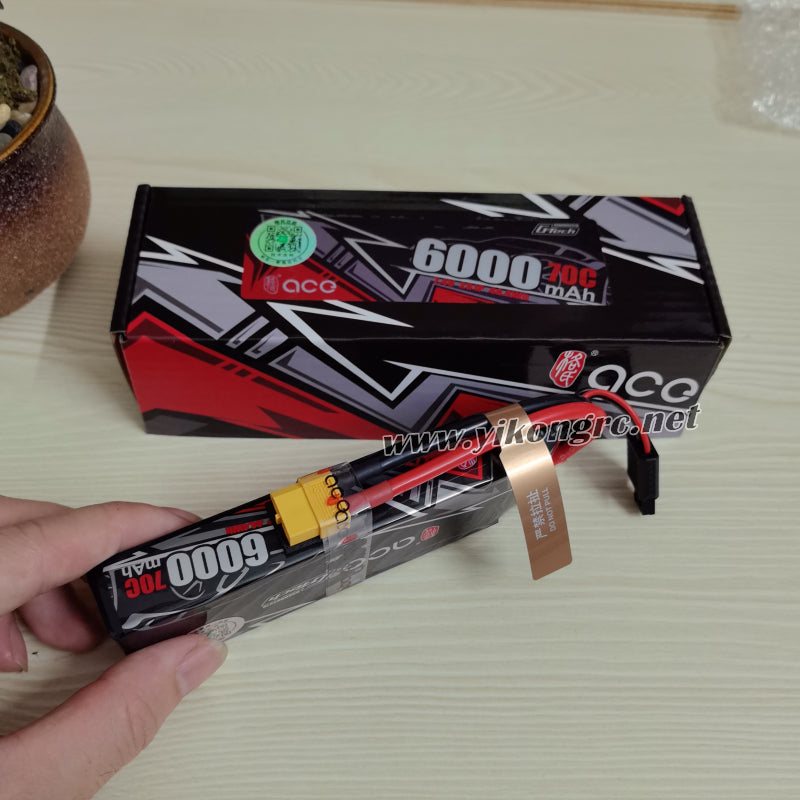 YIKONG YK4107 7.4V 6000mAh 70C LiPo Battery