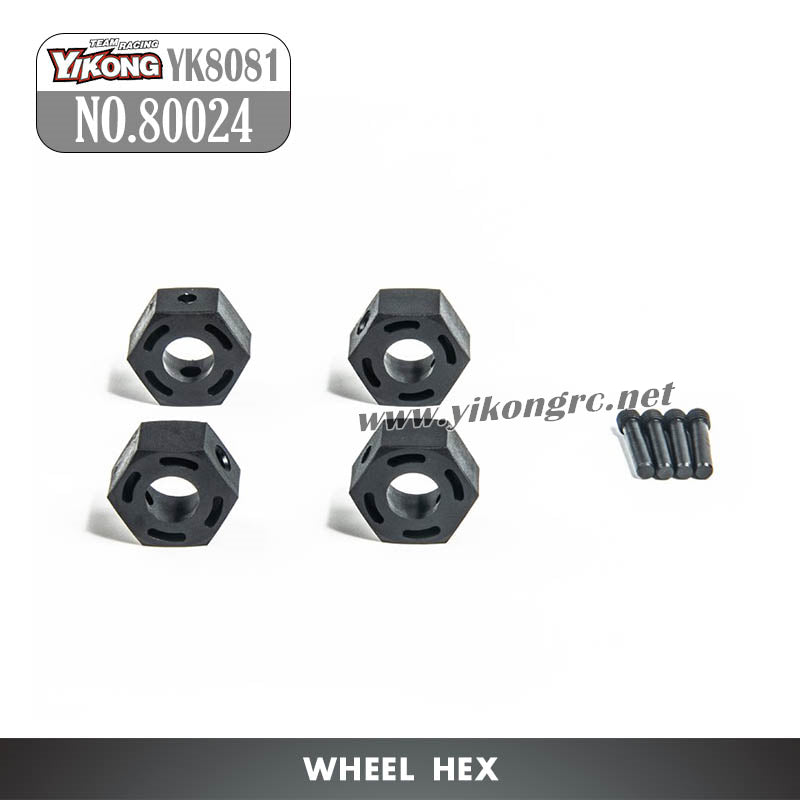 YIKONG YK8081 DF8 RC Truck Parts Wheel Hex 80024